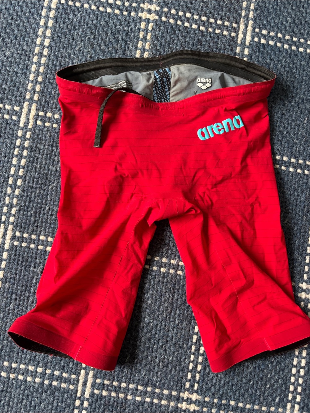 Arena Men’s Powerskin Red Tech Suit sz 26